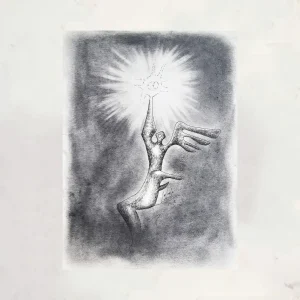 نقاشی طراحی زنده سورئال سرباز خورشید