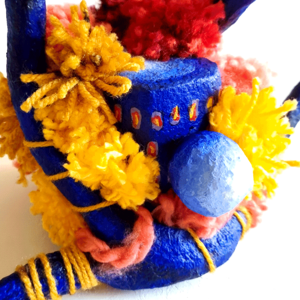 مجسمه پاپیه ماشه گردن