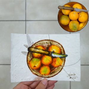 مجموعه اسباب خانه : چاقو و نارنج ها