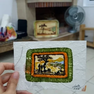 مجموعه اسباب خانه : سینی با منظره ای از ژاپن