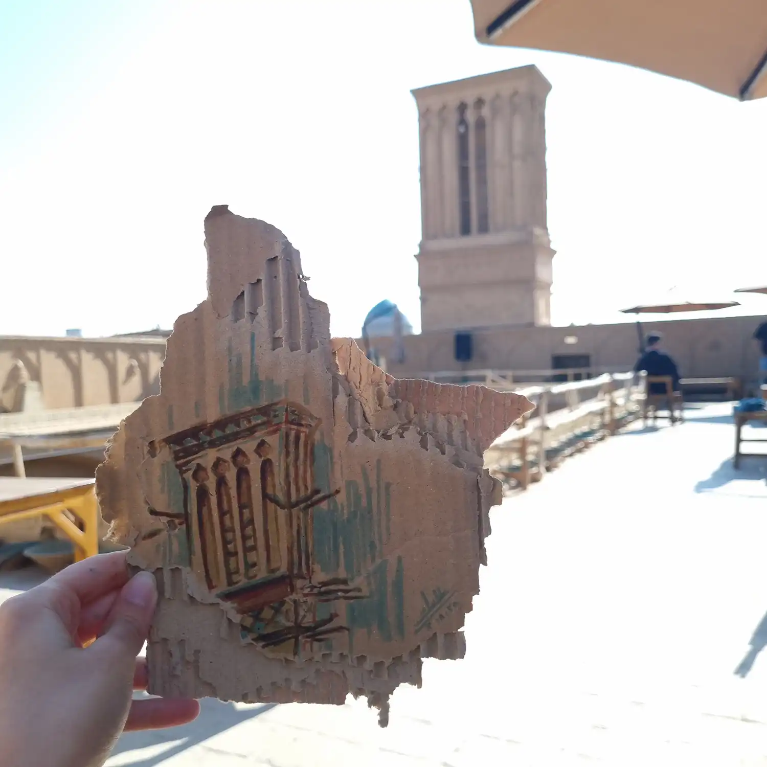 طراحی زنده بادگیر در یزد