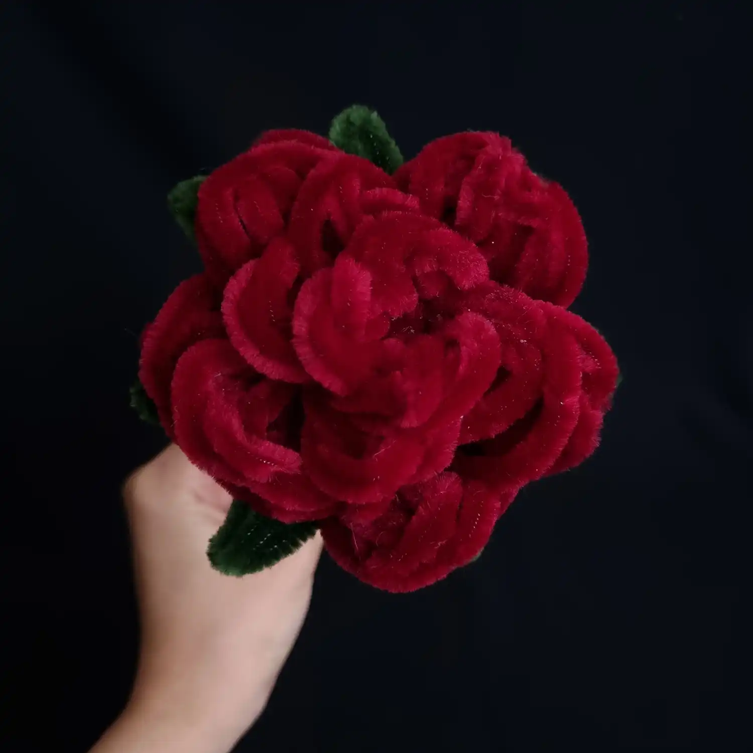 مجموعه گل های پشمالو گل رُزِل