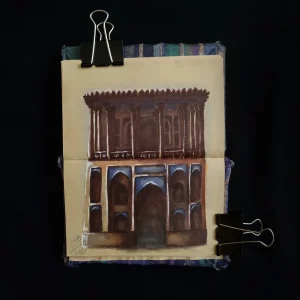 طراحی زنده کاخ عالی قاپو در اصفهان
